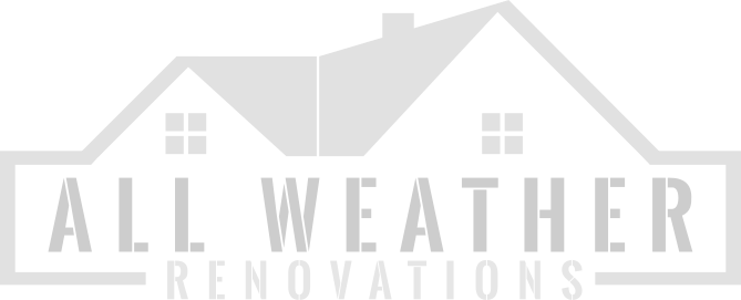 All Weather Renovations White Logo