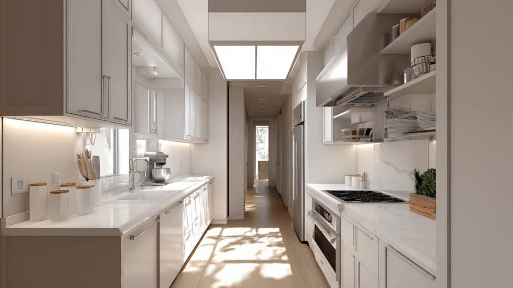 Galley Kitchen Layout for Narrow Spaces