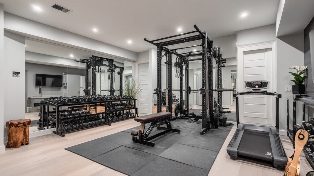 Home Basement Gym and Wellness Spaces