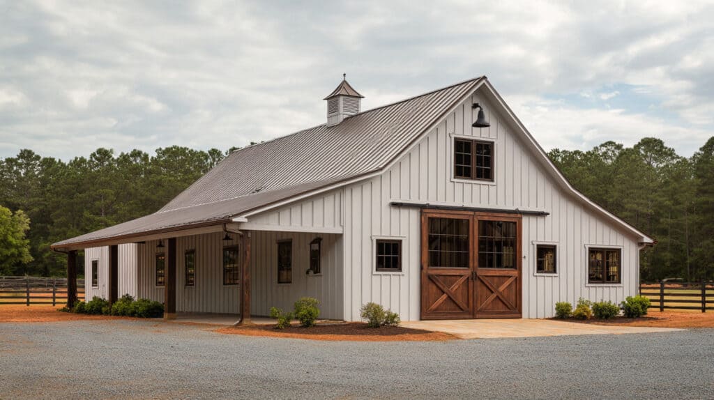 Barn-Style and Pole Barn Garages