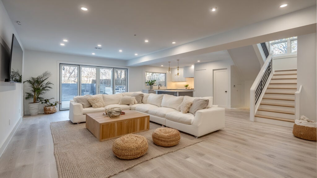 Modern Open-Concept Basements